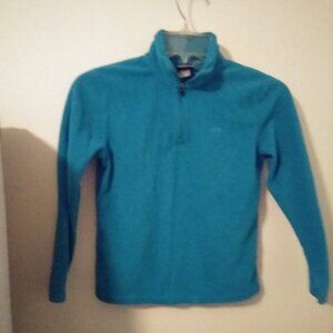 Champion girls teal fleece henley SZ L